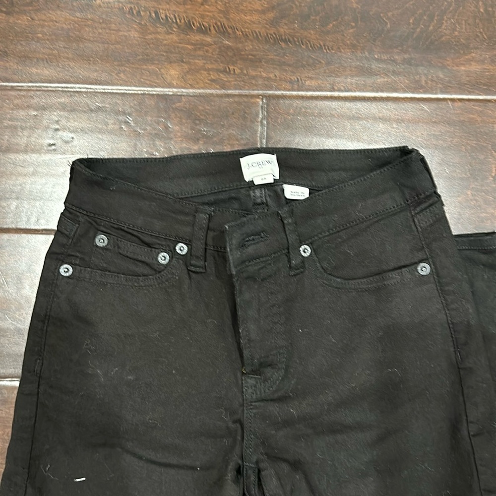 Jcrew Factory - Mid Rise skinny black jeans - size 25